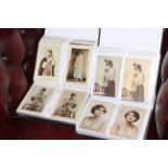 Two albums of Gladys Cooper actress postcards, approximately 340 cards.