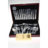 Mappin and Webb - Cavendish Butler cased cutlery set.