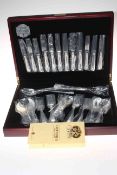 Mappin and Webb - Cavendish Butler cased cutlery set.