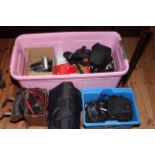 Collection of digital cameras, camcorder, Avometer, Playstation and games, etc.