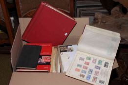 Collection of stamp albums, catalogues,