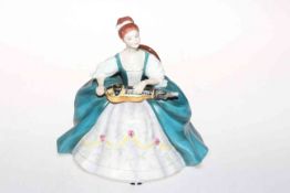 Royal Doulton 'Hurdy Gurdy' HN2796, limited edition no. 697, 16cm high.