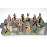 Collection of twenty Royal Doulton Bunnykins figures.