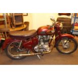 Royal Enfield 500 Bullet motorcycle, manufactured 1958, Re-Registered in the UK 18-10-1983,