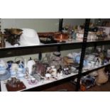 Large collection of china, glasswares, etc including Wedgwood Angela service.
