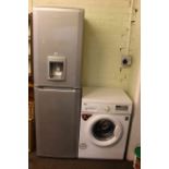 Beko fridge-freezer and LG Auto washer.