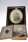 CDV and cabinet portrait photograph album depicting majority of Weymouth photographers,