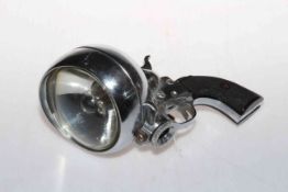 Vintage style car spotlight/torch in the form of a gun, Reg.889537.