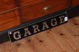 Garage sign, 68cm.