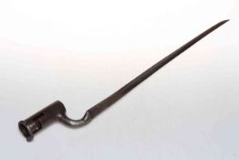19th Century socket bayonet.