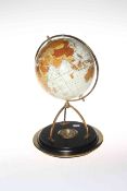 Globe on stand, 30cm.