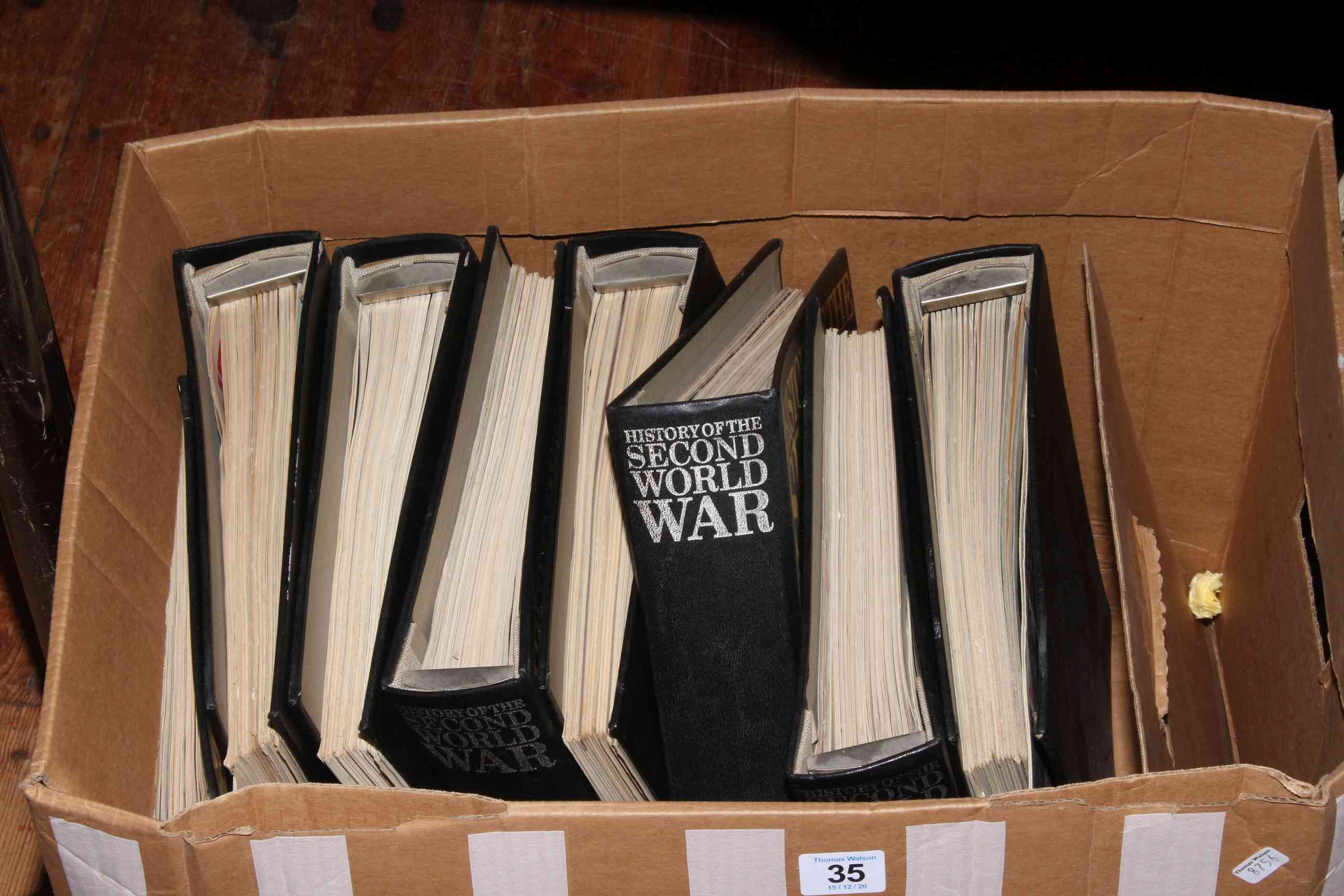 Seven volumes 'History of the Second World War'.