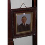 Early 20th Century framed portrait of gentleman, in glazed frame, 61cm by 53cm overall.