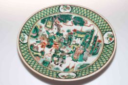 Antique Japanese porcelain charger,