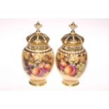 Pair Royal Worcester J.