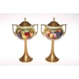 Pair Royal Worcester T.