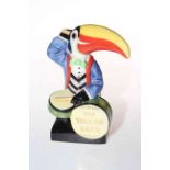 Carlton Ware Toucan band figure.