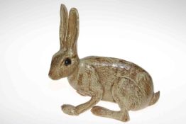 Pottery model of a hare.