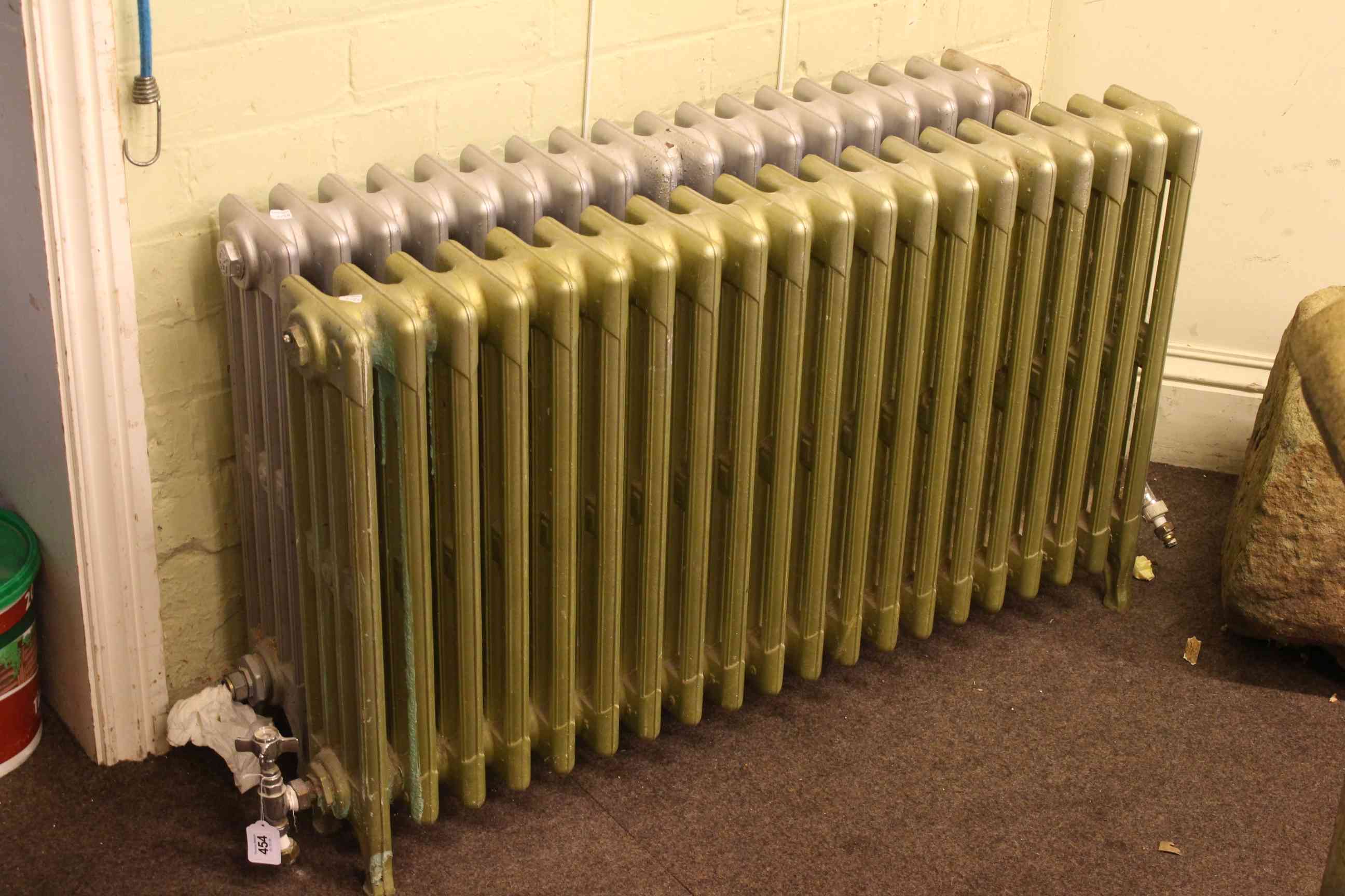 Two Steel & Co, Sunderland vintage cast iron radiators,