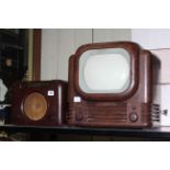 Bush Radio and a vintage Bush Bakelite television.