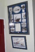 Framed Titanic History of Events and limited edition print (2).