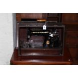 Vintage Singer hand sewing machine.