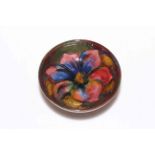 Moorcroft Pottery flambé dish, 11.5cm diameter.