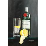 Peter Kotka ARR Framed oil on panel, signed 'In need of a Tonic' 39cm x 29cm