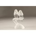 Swarovski crystal figure, 'Togetherness' The Lovebirds, boxed. 10.5cm high