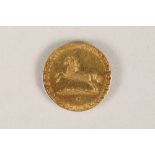 George III 1803 gold pistole. Total weight 6.6g