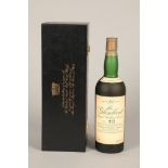 Limited edition The Glen Livet Royal Wedding reserve, 25 year old unblended, malt Scotch Whisky.