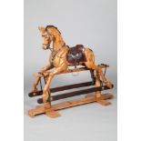 Rocking horse by the Casterbridge rocking horse company, 2007 limited edition, No25 of 100. 150cm