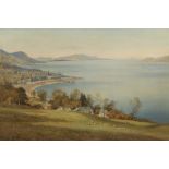 George Melvin Rennie (Scottish 1874-1953) ARR Framed oil on canvas, signed 'View of the Clyde from