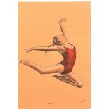 Graham McKean ARR Framed pastel, signed 'Dancer' 41cm x 29cm