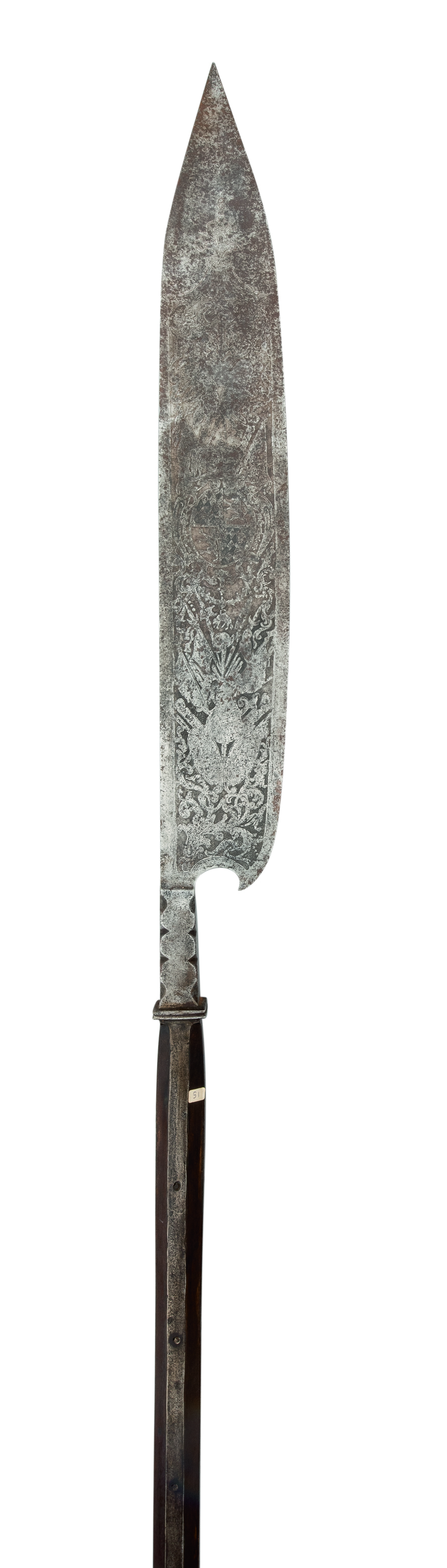 Property from a Central European Collection A RARE GERMAN (BAVARIAN) STATE GLAIVE (KUSE) FOR THE GUA