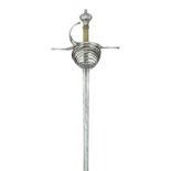 A COMPOSITE ITALIAN MULTI-RING RAPIER, SECOND QUARTER OF THE 17TH CENTURY