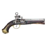 A 20 BORE SPANISH MIQUELET-LOCK BELT PISTOL, LATE 18TH CENTURY