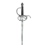 A SWEPT-HILT RAPIER IN EARLY 17TH CENTURY STYLE