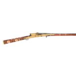 ˜A FINE 20 BORE INDIAN MATCHLOCK GUN (TORADOR), EARLY 19TH CENTURY