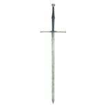 The Property of a Gentleman A RARE TWO-HAND SWORD FOR FIELD COMBAT, GERMAN OR SWISS, CIRCA 1530-40