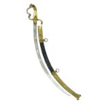 ˜A RARE INDONESIAN OFFICER~S SWORD, LIÈGE, DATED 1830, PRESENTED BY PANGERAM ADIPATI (1809-91), LATE
