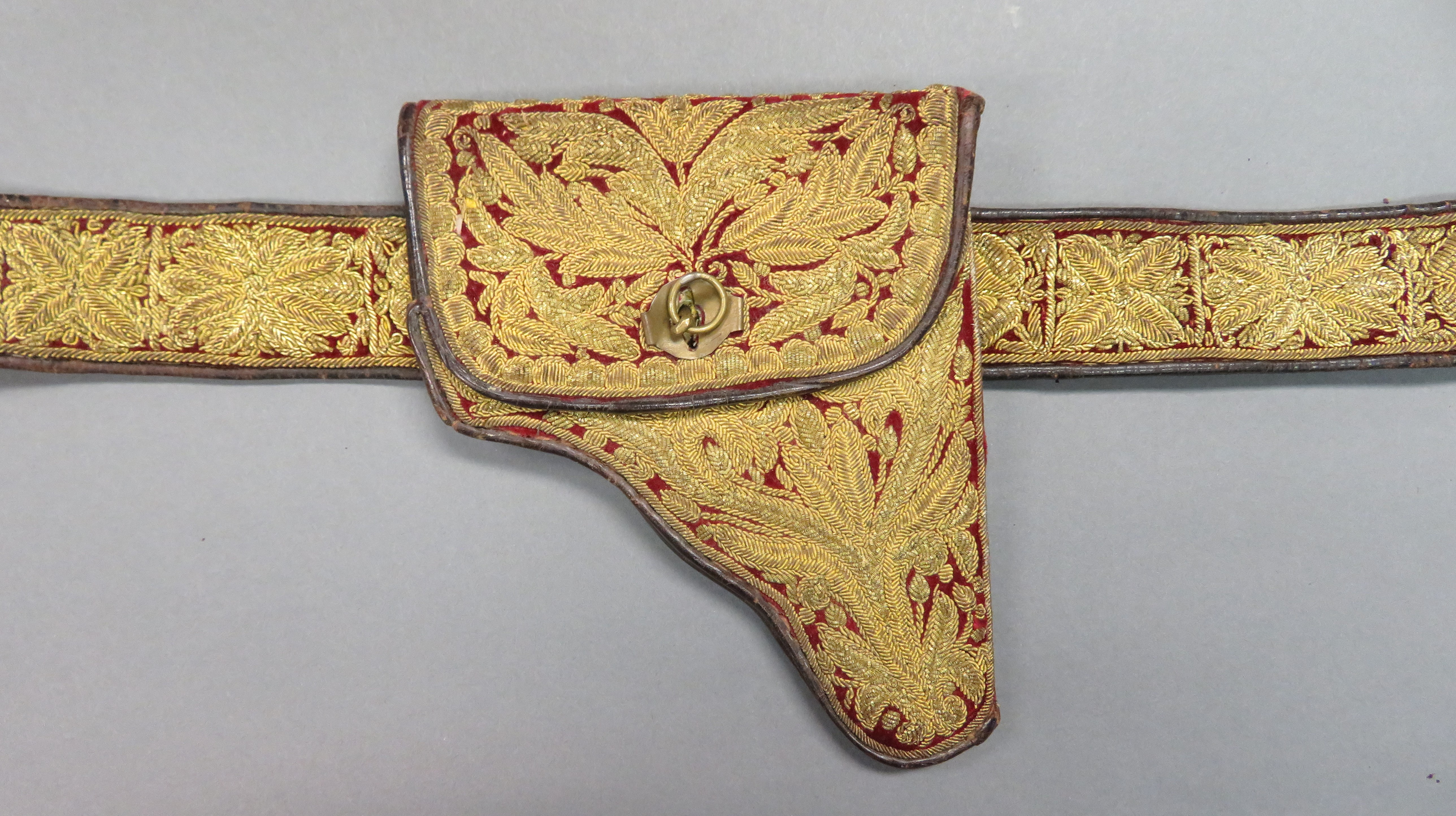 AN OTTOMAN DECORATED HOLSTER, TURKEY, LATE 19TH/20TH CENTURY