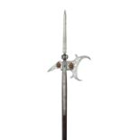 Property from a Central European Collection A RARE ITALIAN HALBERD, EARLY 17TH CENTURY, PROBABLY VEN