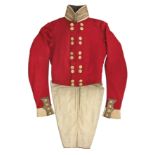 A VICTORIAN OFFICER'S UNIFORM OF THE MADRAS ARMY