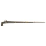 A 28 BORE CHINESE MATCHLOCK GUN (NIAO CHONG), QING DYNASTY, LATE 18TH/19TH CENTURY