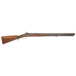 A FINE .900 CALIBRE PERCUSSION RIFLE FOR LARGE GAME BY W. G. RAWBONE PATENTEE AND MANUFACTURER, CAPE