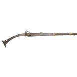 A 14 BORE ALBANIAN MIQUELET-LOCK MUSKET, SECOND QUARTER OF THE 19TH CENTURY