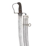 A 1796 PATTERN LIGHT CAVALRY OFFICER'S SWORD