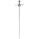 A FINE GERMAN SWORD-RAPIER, LAST QUARTER OF THE 16TH CENTURY