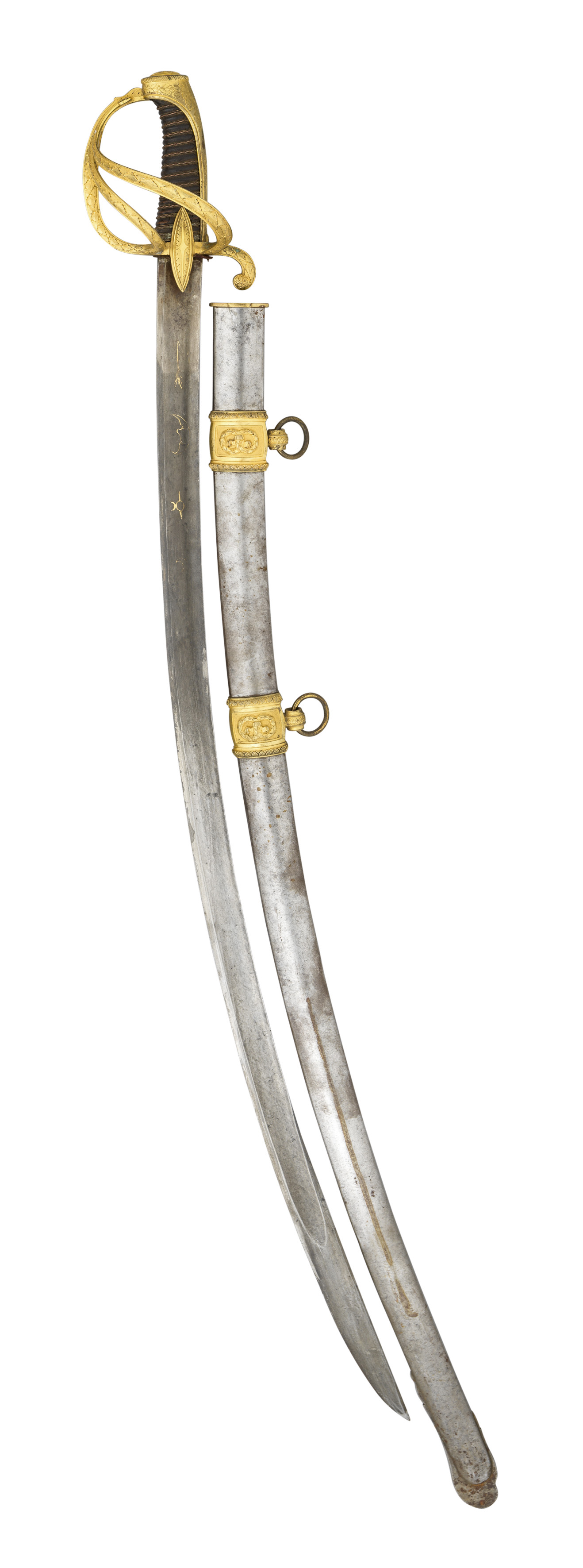 A FINE FRENCH FIRST EMPIRE SENIOR CAVALRY OFICER'S SABRE, CIRCA 1810